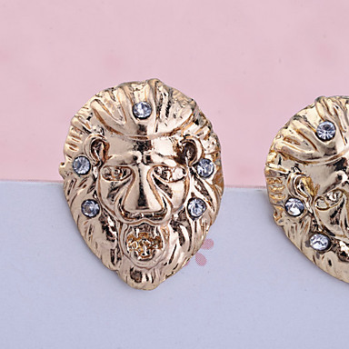 Позолоченные серьги моды Кристалл Ln Head
