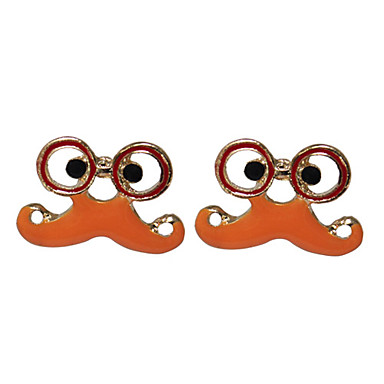 Cute глаз Усы серьги (ассорти цветов)