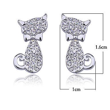 Модные  Pattern Циркон Серьги (разных цветов)