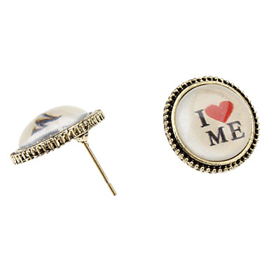 Ретро Прозрачный Серьги ILOVEME Любовь
