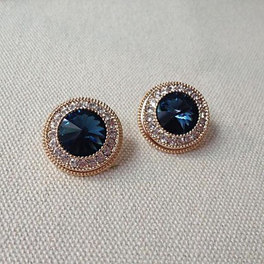 Классическая мода Blue Crystal серьги стержня