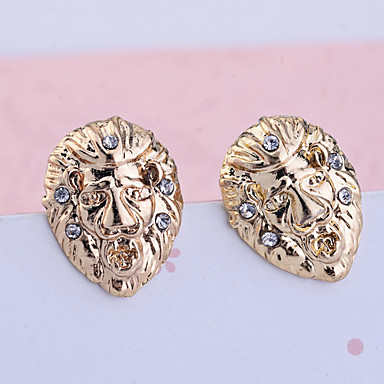 Позолоченные серьги моды Кристалл Ln Head