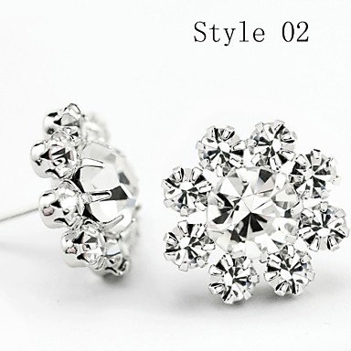 Мода коготь цепи Rhinestone серьги стержня