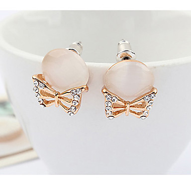 Sweety сплав Циркон Серьги Bowknot Pattern