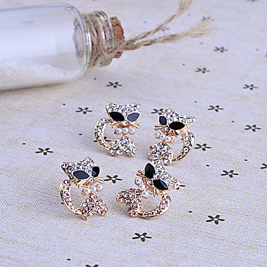Cute  Pattern Циркон Серьги (разных цветов)