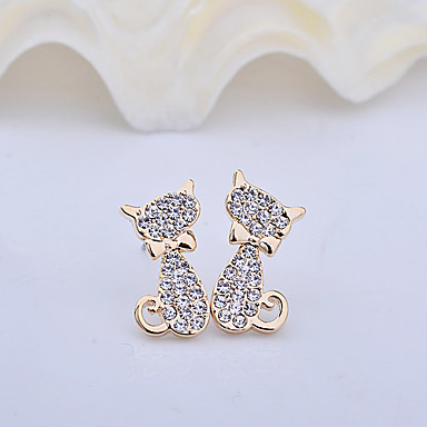 Модные  Pattern Циркон Серьги (разных цветов)