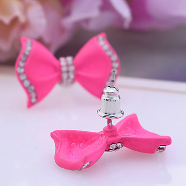 Кристаллы Lureme Сладкие Серьги Bowknot