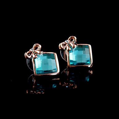 Blue Square серьги стержня