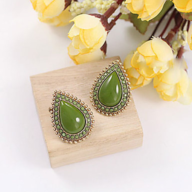 Позолоченный сплав Waterdrop Pattern Серьги (разных цветов)