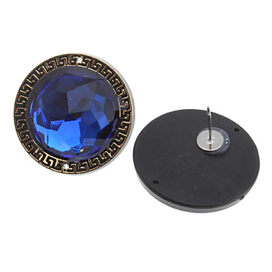 Круглые серьги Gemstone