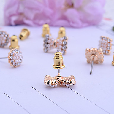 Сплав Циркон Серьги Set (3 пары в Set)