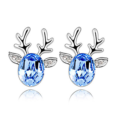 Deer Head серьги Кристалл моды