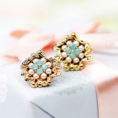 Изысканный цветочный Rhinestone Серьги (разных цветов)