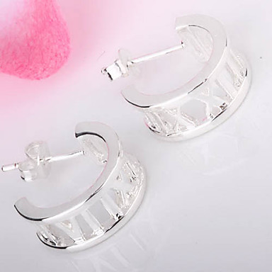 серебряная серьга ювелирных изделий Хооп Earrings42