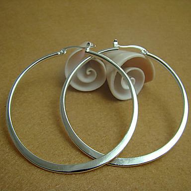 серебряная серьга ювелирных изделий Хооп Earrings39