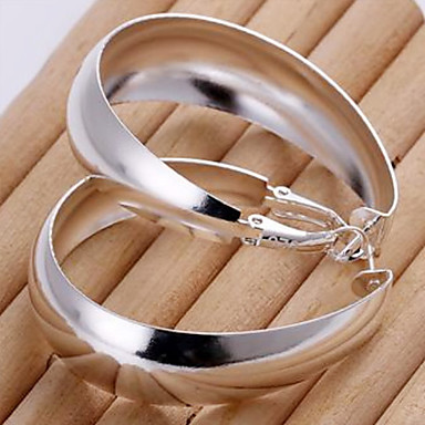 Серебряные серьги Хооп Plared Медь