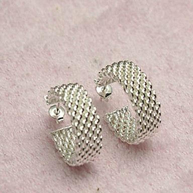 серебряная серьга ювелирных изделий Хооп Earrings73