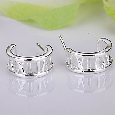 серебряная серьга ювелирных изделий Хооп Earrings42