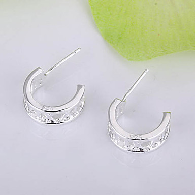 серебряная серьга ювелирных изделий Хооп Earrings42