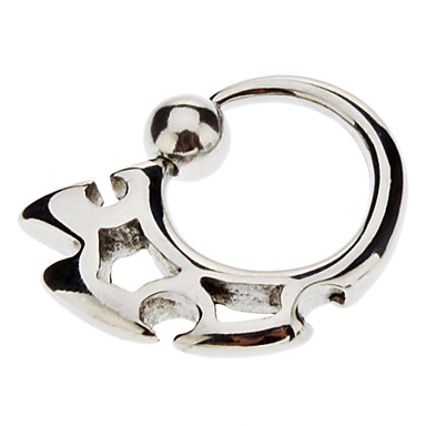 Кольцевая нержавеющей стали ухо клип * 1