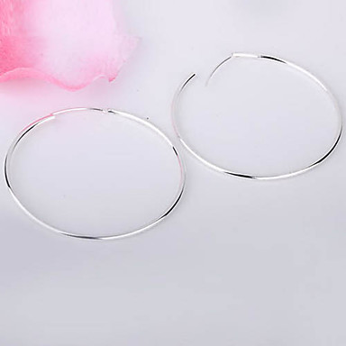 серебряная серьга ювелирных изделий Хооп Earrings39