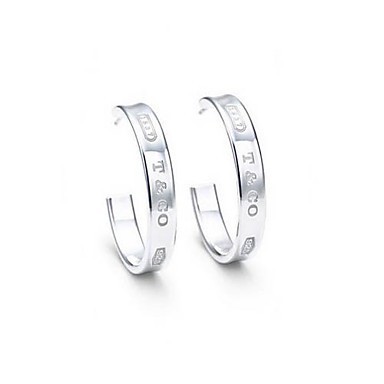 серебряная серьга ювелирных изделий Хооп Earrings69