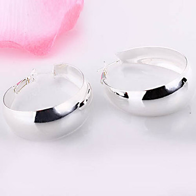 серебряная серьга ювелирных изделий Хооп Earrings18