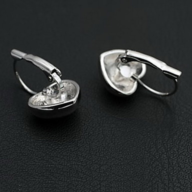 Сплав Сердце Pattern Серьги (разных цветов)