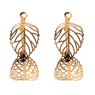 три листа большого круга серьги