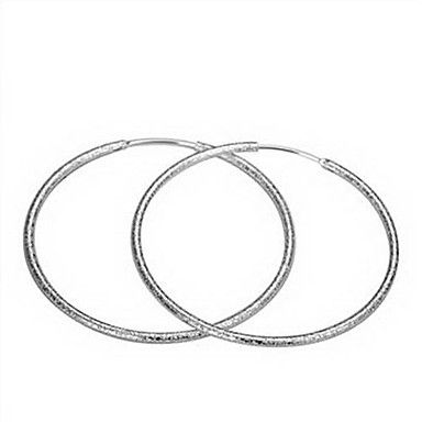 серебряная серьга ювелирных изделий Хооп Earrings40