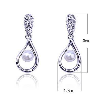 Waterdrop Pattern Циркон Серьги (разных цветов)
