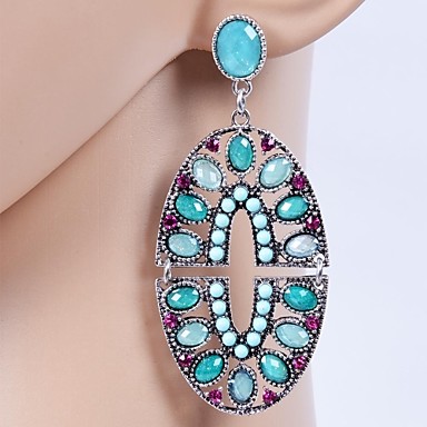 Stoneset Овальный Серьги