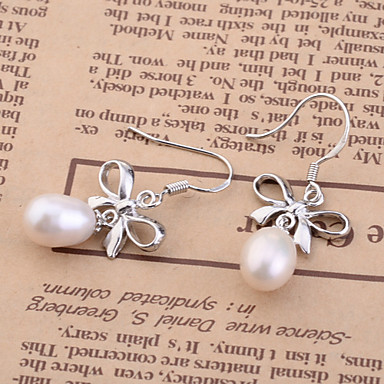 Сплав Перл Bowknot Pattern Серьги (разных цветов)