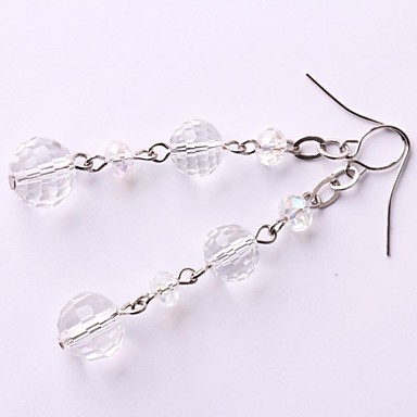 Мода бисер падение серьги