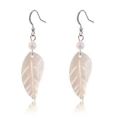Сплав Cowry жемчужные серьги лист шаблон