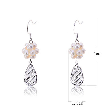 Сплав Серьги Waterdrop Pattern