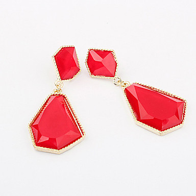 Корейский стиль Gem Серьги (разных цветов)