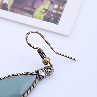 Lureme Vintage Teardrop серьги Rhinestone формы