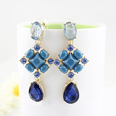 Сплав Blue Square воды падение серьги
