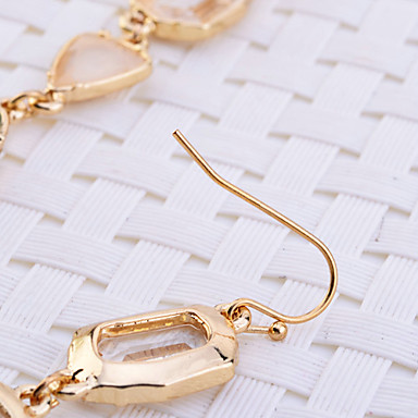 Lureme Нежные серьги Rhinestone Teardrop Форма