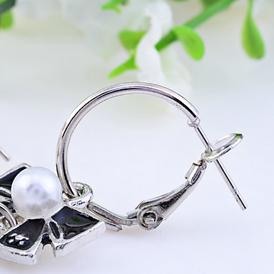 Lureme Эмаль бантом Серьги
