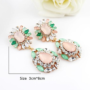 Женские каплевидные серьги Shine Цветы
