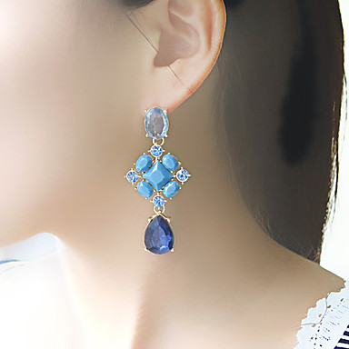 Сплав Blue Square воды падение серьги