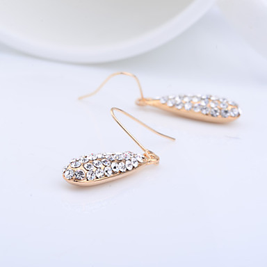 Длинные Water Drop серьги сплава циркония