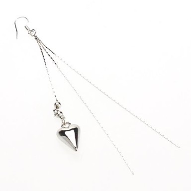 Персик Heart Shape Платиновый кисти Серьги