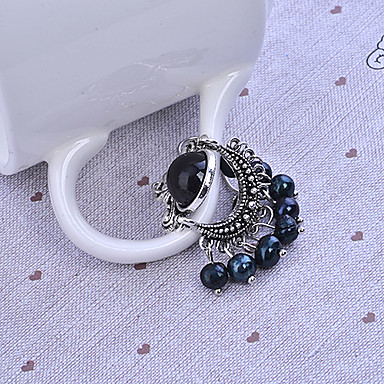 Vintage старинное серебро Droplight Pattern Серьги (разных цветов)