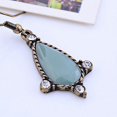 Lureme Vintage Teardrop серьги Rhinestone формы