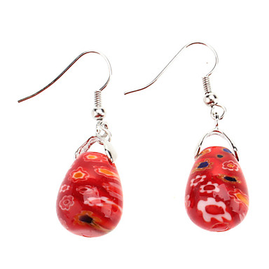 Tear Drop формы серьги Glaze (разных цветов)