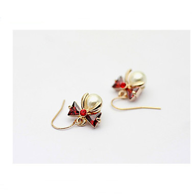 Серьги Bowknot Перл кулон