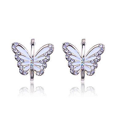 Vintage Butterfly Pattern сплава циркония серьги (разных цветов)
